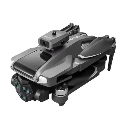 Dron Plegable M66 2026 HD FPV 5G con Cámara, Mando con Pantalla y Motor Brushless – Cuadricóptero RC Negro