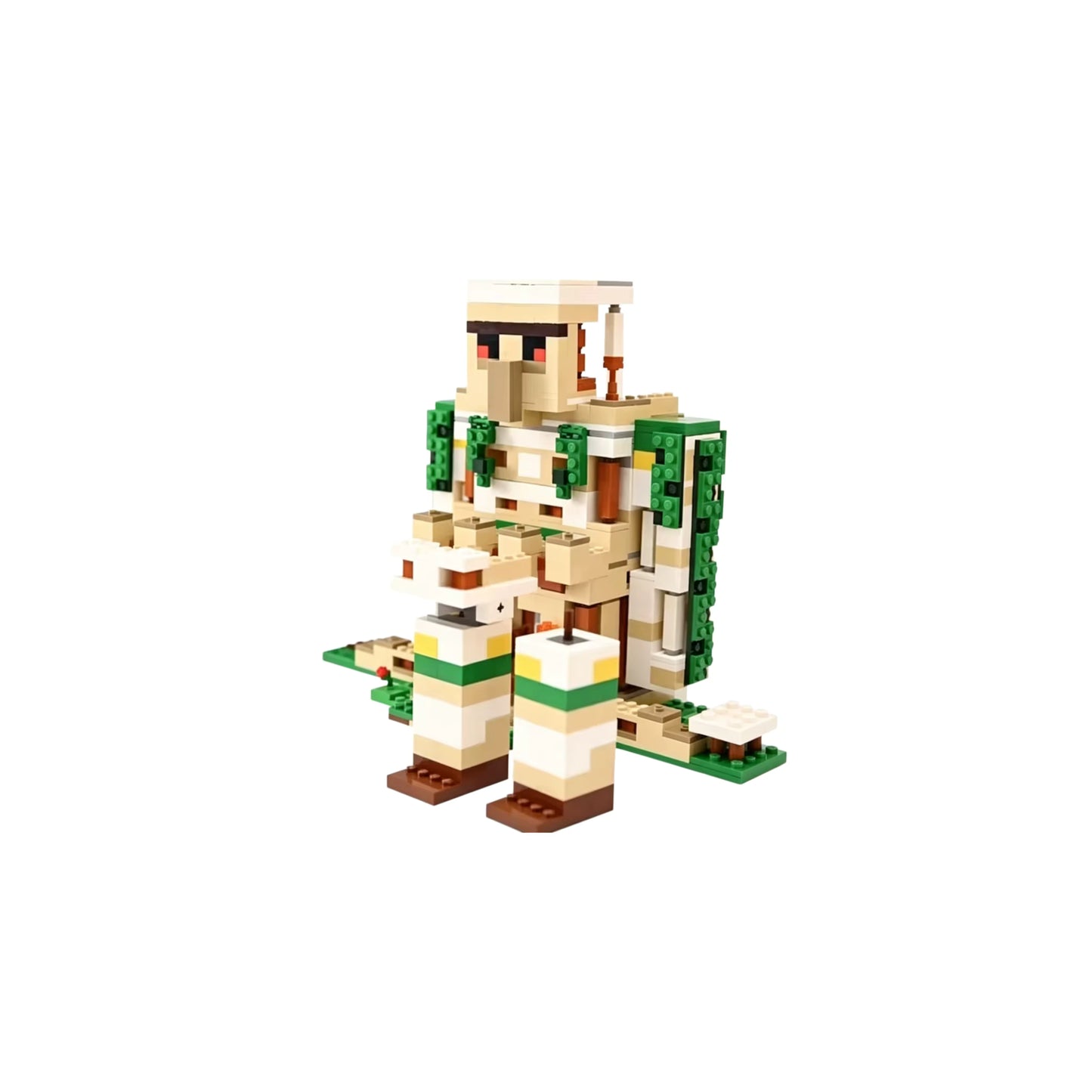 Blocs de Construction – Golem de Fer Minecraft | Figurine Pixel Art en Briques | Set Collector Adulte & Ado