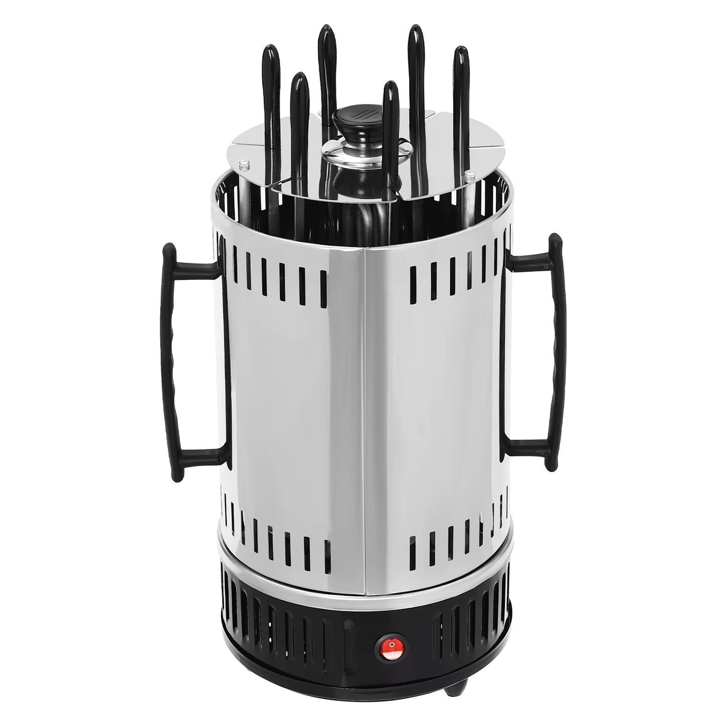 Grill électrique vertical 1000W avec brochettes rotatives
