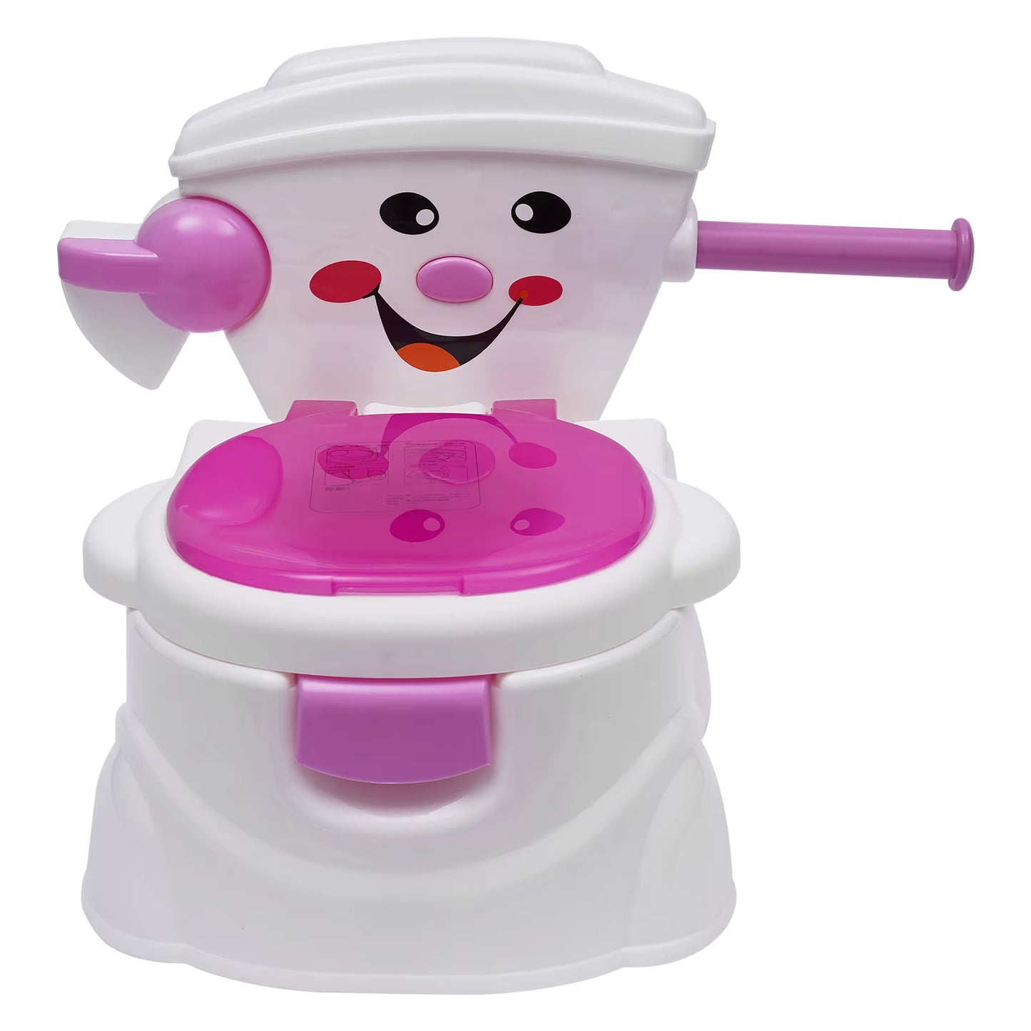 Pot d'Apprentissage Bébé Ergonomique Portable – Dossier, Bac Amovible & Antidérapant