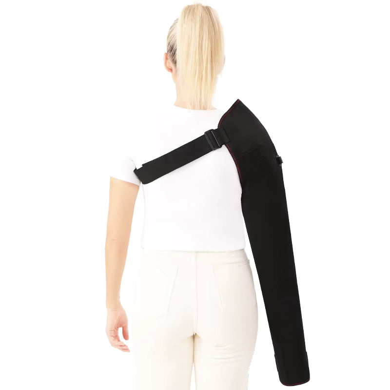Coussin Chauffant Électrique Bras & Épaule – Attelle Chauffante Anti-Douleur, Massage, Soulagement Articulations, Prise UE