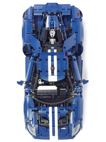1468-Piece Sports Car Building Blocks – GT-Type Technical Model, Construction Set for Adults & Children