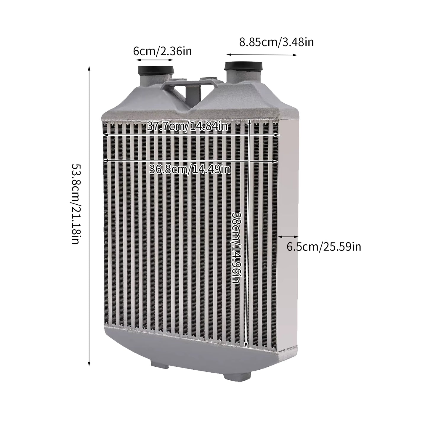 Refroidisseur Intermédiaire Aluminium 60 PSI Turbo VW Polo 9N3 Ibiza Mk4 Skoda Fabia – Intercooler Performance Auto