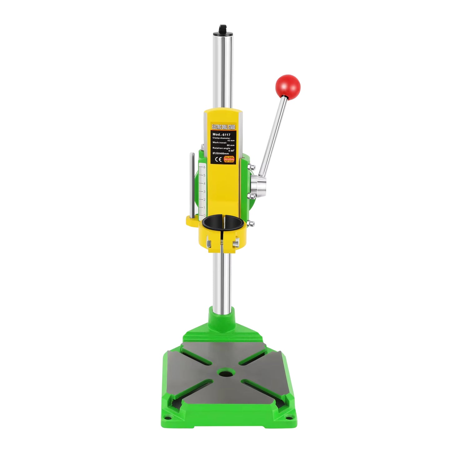 Support de perceuse d’établi 490 mm rotatif 90°
