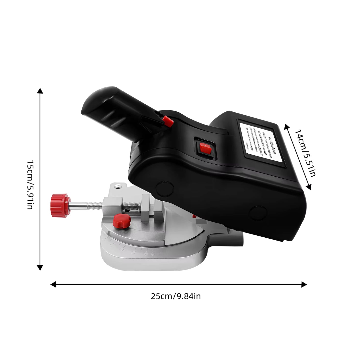 Scie à Onglet Électrique 6000 tr/min – Machine de Découpe Table pour Métal et Plastique