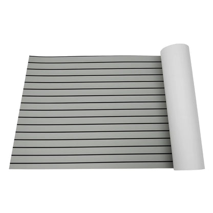 Tapis de Pont Bateau Faux Teck EVA 240×90 cm – Revêtement Antidérapant Auto-Adhésif