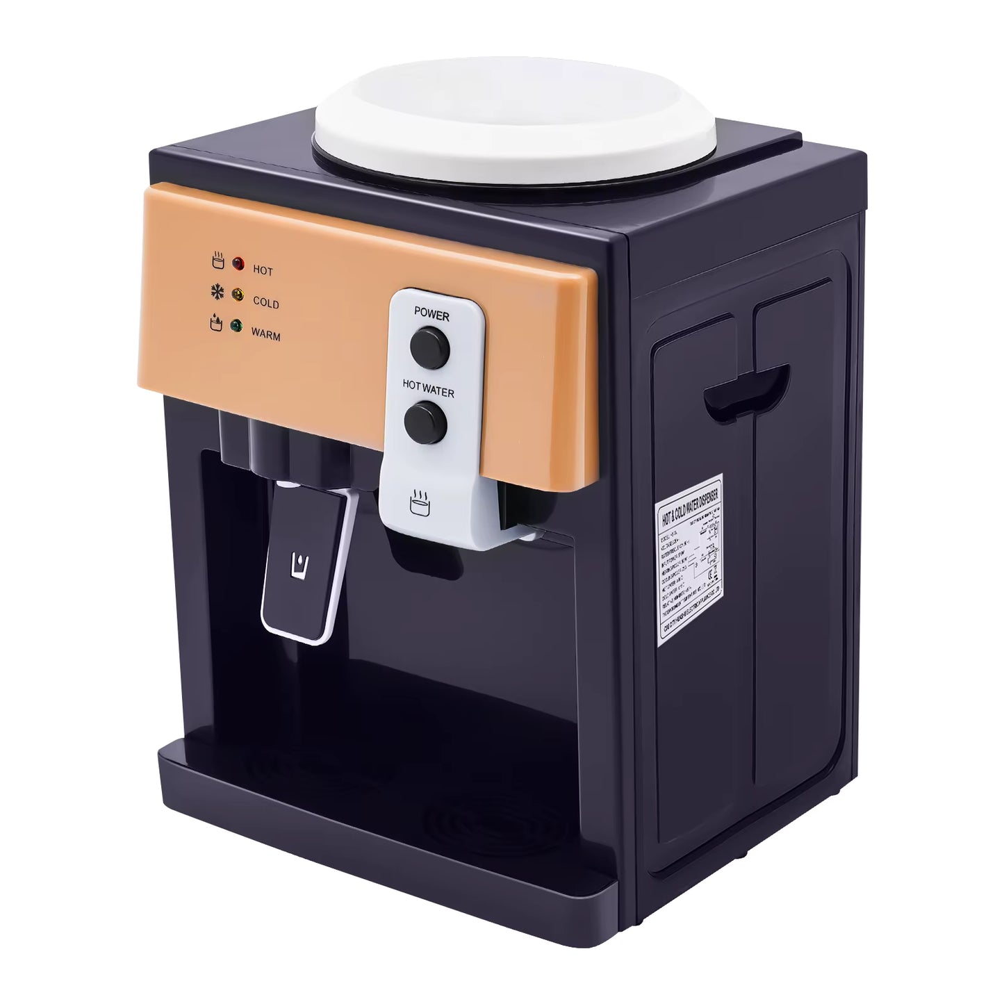 Distributeur d’eau électrique chaud et froid 18,9 L – Fontaine à eau 550W – Température réglable 8 à 95 °C – Usage bureau et maison