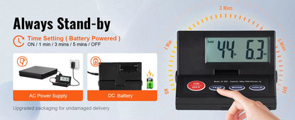 Balance Postale Numérique 110 lb – Balance d’Expédition LCD Pliable AC/DC