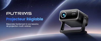 Mini Vidéoprojecteur WiFi Bluetooth 1080P – Electric Focus & Auto Keystone – Home Cinéma Portable