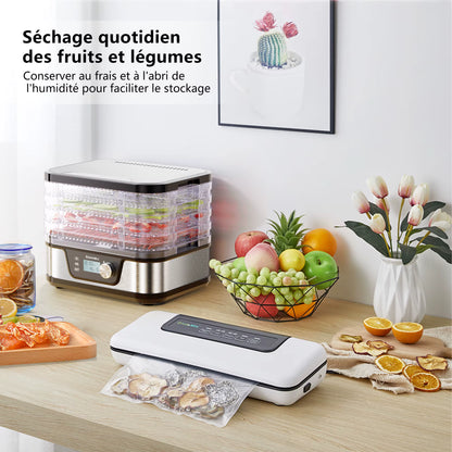Déshydrateur Alimentaire  5 Plateaux Sans BPA – Séchoir Fruits et Légumes avec Minuterie Numérique et Contrôle Température