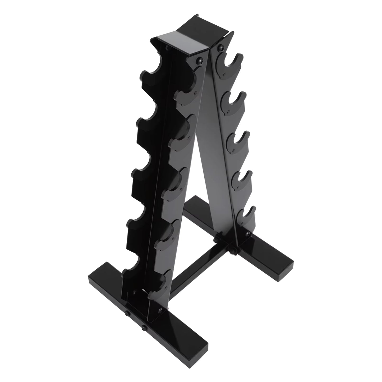 Support d’Haltères en Acier 5 Niveaux – Rack de Rangement pour Poids 100 kg Salle de Sport