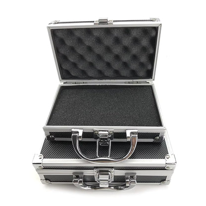 Boîte de rangement en alliage d’aluminium antichoc – Coffre de stockage portable pour outils et documents – Usage maison et voyage