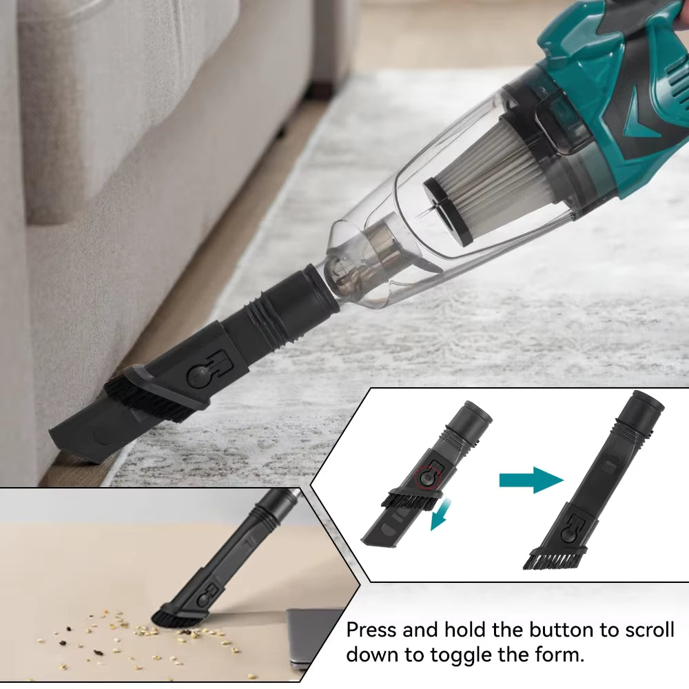 Aspirateur à main sans fil rechargeable puissant pour voiture et maison