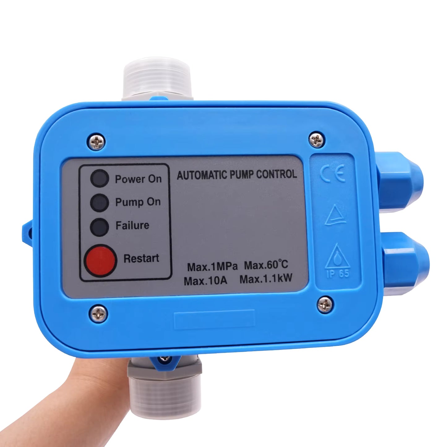 Contrôleur de Pompe à Eau IP65 10A – Interrupteur de Pression Automatique 110-240V