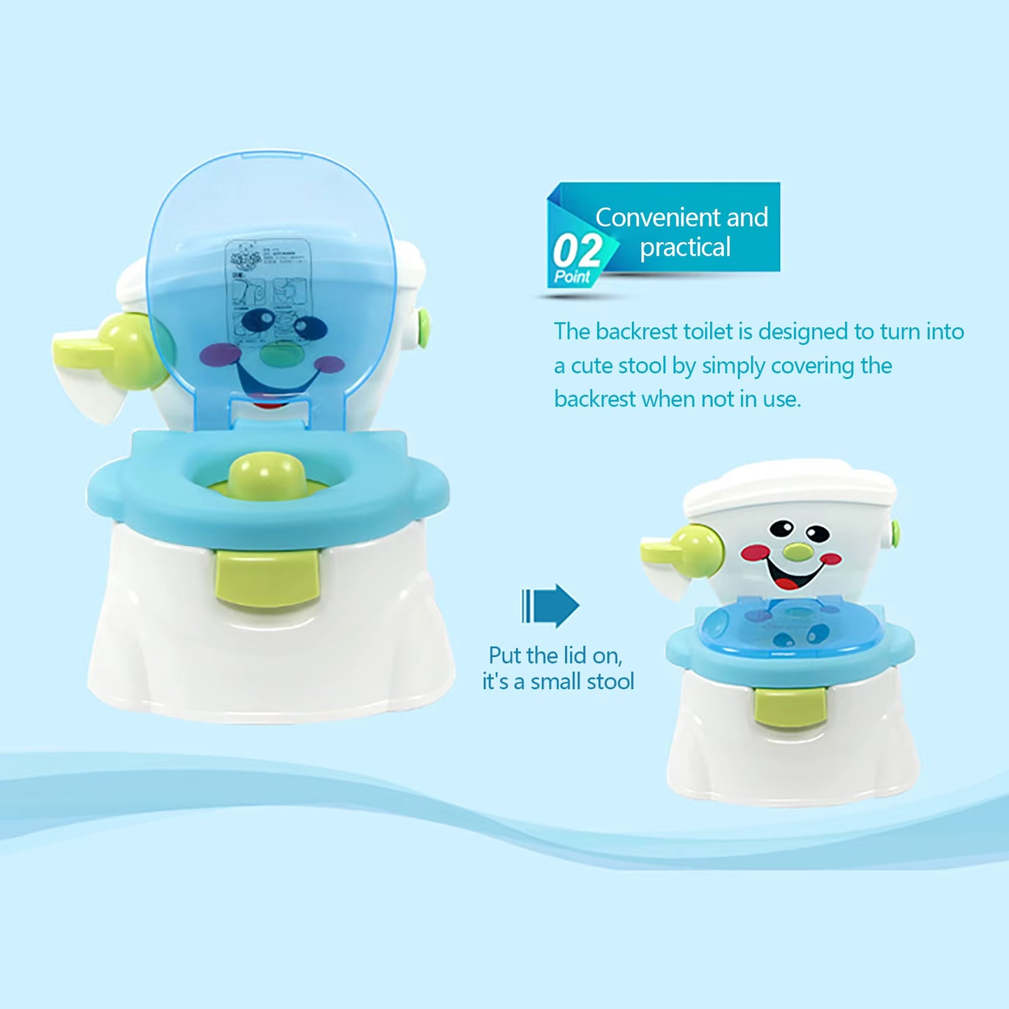 Pot d’apprentissage enfant 6 mois–5 ans