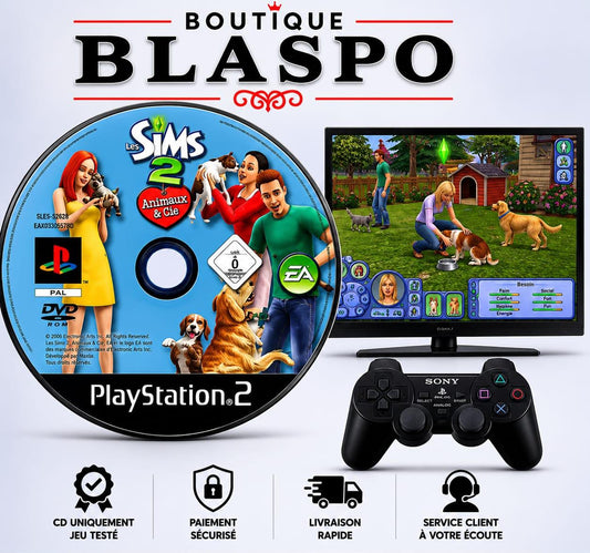 The Sims 2 Pets – Jeu PS2 – CD seul sans boîtier