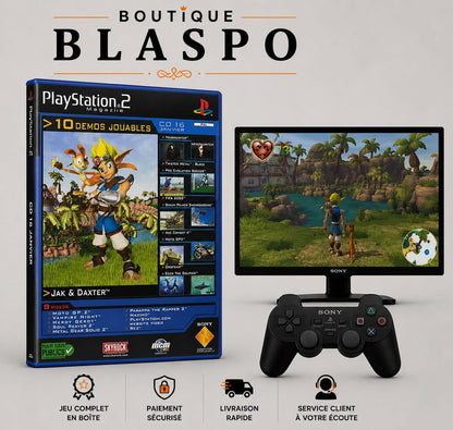 Jak and Daxter et 10 jeux jouables : disque de démos – PS2 – PAL