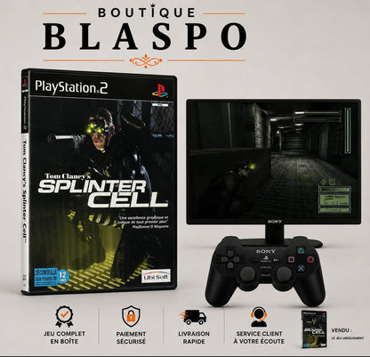 Tom Clancy's Splinter Cell PS2 PlayStation 2 PAL Jeu d'Infiltration Espionnage Action Ubisoft