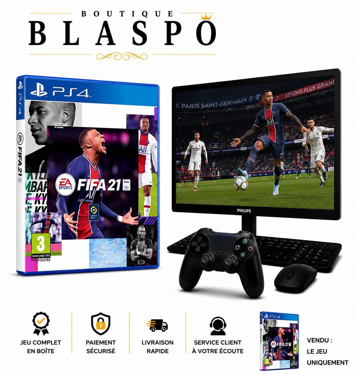 FIFA 21 PS4 Jeu de Football Simulation Sport EA Sports PlayStation 4 Version Française