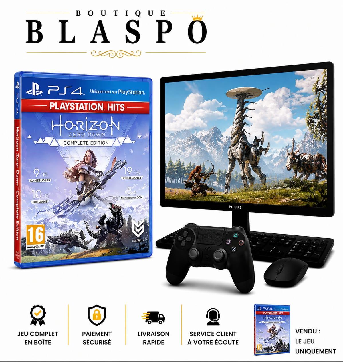 Horizon Zero Dawn: Complete Edition – Jeu PS4 | PlayStation Hits | Version Française