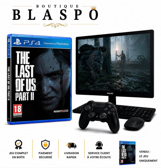 The Last of Us Part II PS4 Jeu PlayStation 4 Version Française Survival Horror Action Aventure Naughty Dog