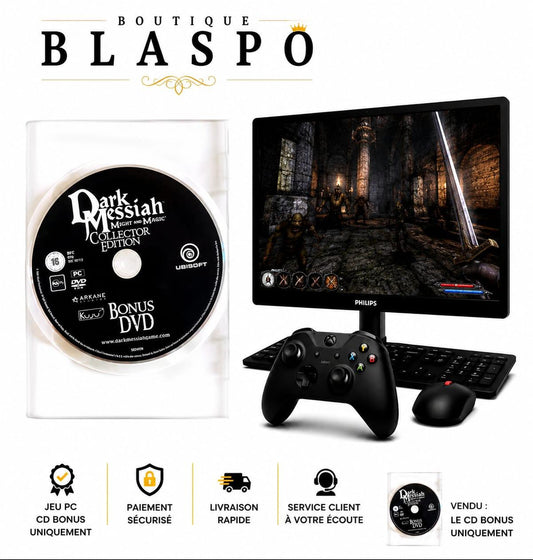 Dark Messiah Might and Magic Collector Edition Bonus DVD PC CD Seul Sans Boîtier Ubisoft