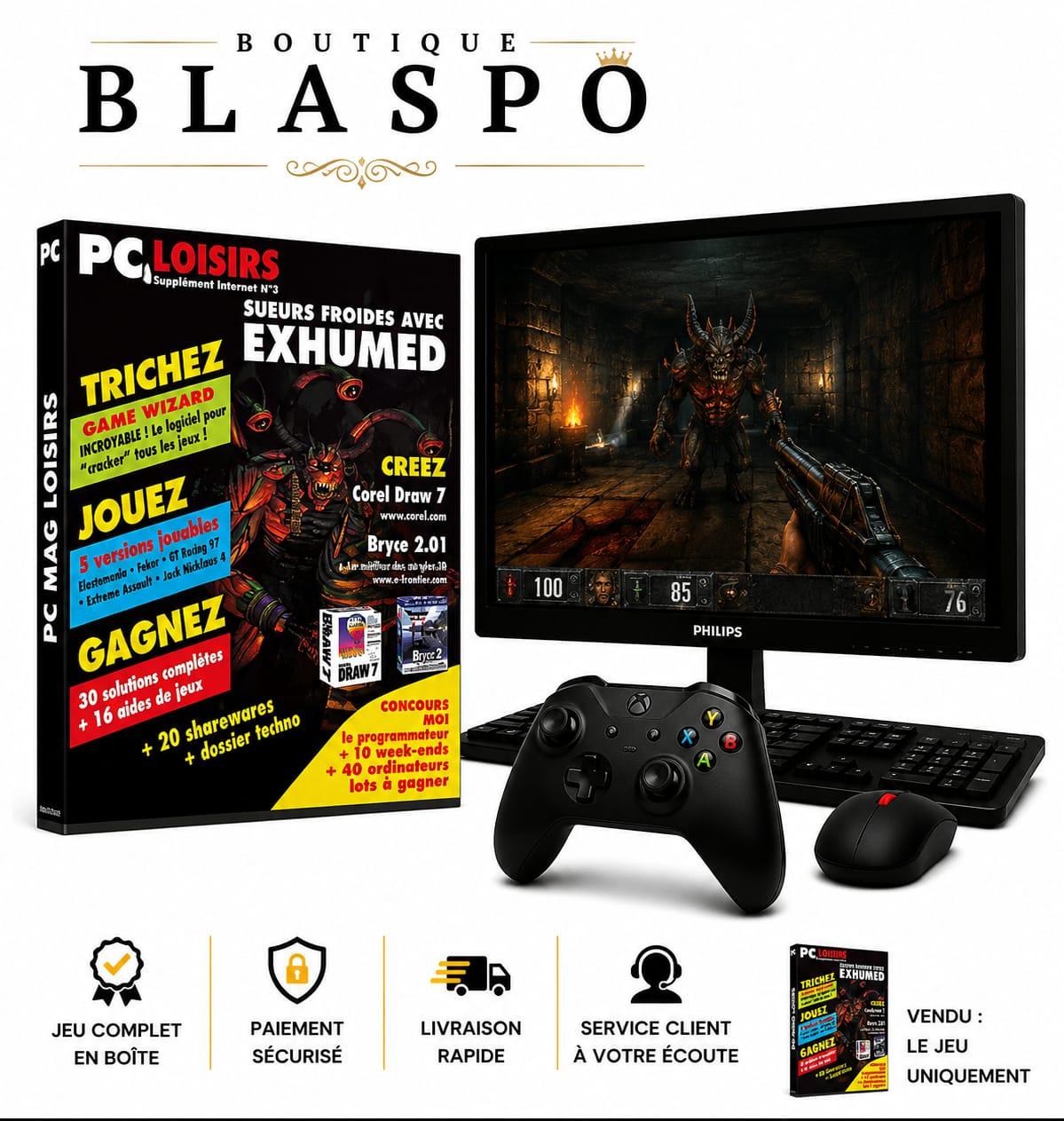 PC Mag Loisirs Supplément Interactif N°3 – CD-ROM Jeux Logiciels Multimédia