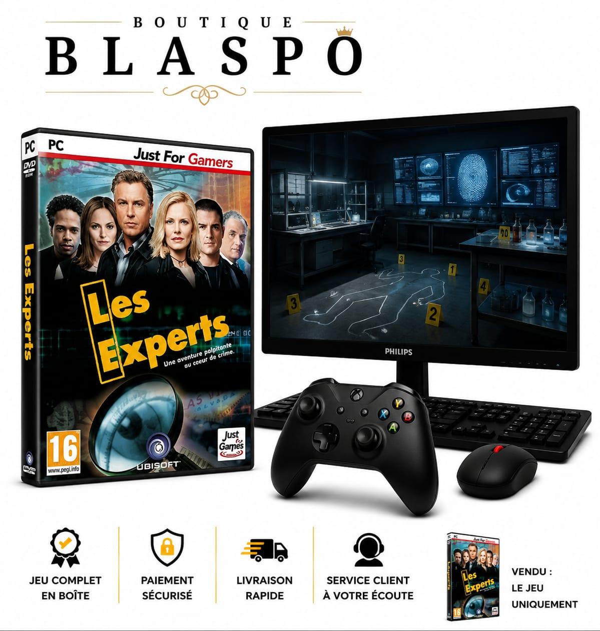 Les Experts PC DVD-ROM Jeu d’Enquête Policier Crime Investigation Ubisoft Just For Gamers Version Française