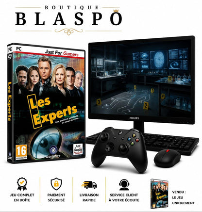 Les Experts PC DVD-ROM Jeu d’Enquête Policier Crime Investigation Ubisoft Just For Gamers Version Française