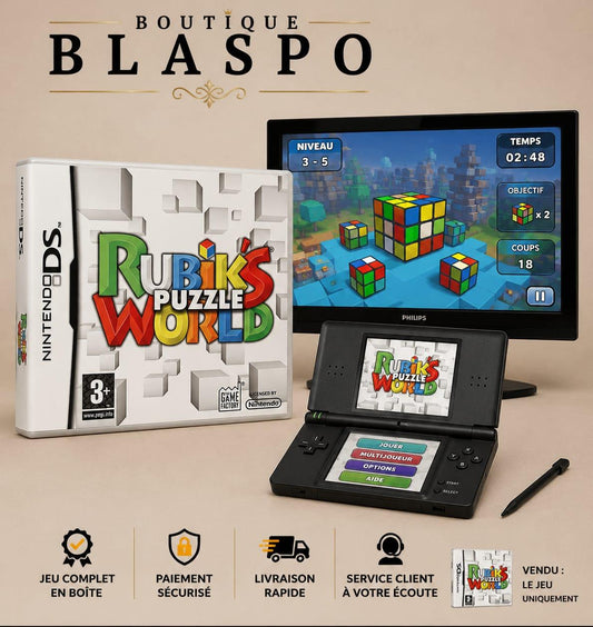 Rubik’s Puzzle World – Jeu Nintendo DS – Jeu de réflexion – PEGI 3