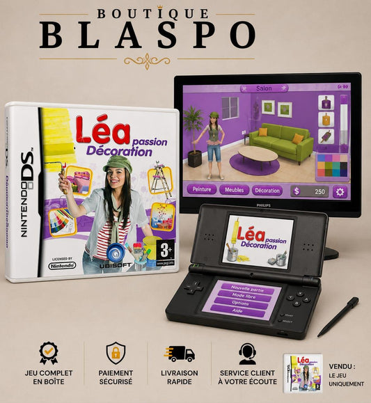 Léa Passion Décoration Nintendo DS Jeu Simulation Décoration Intérieure Ubisoft PAL Français