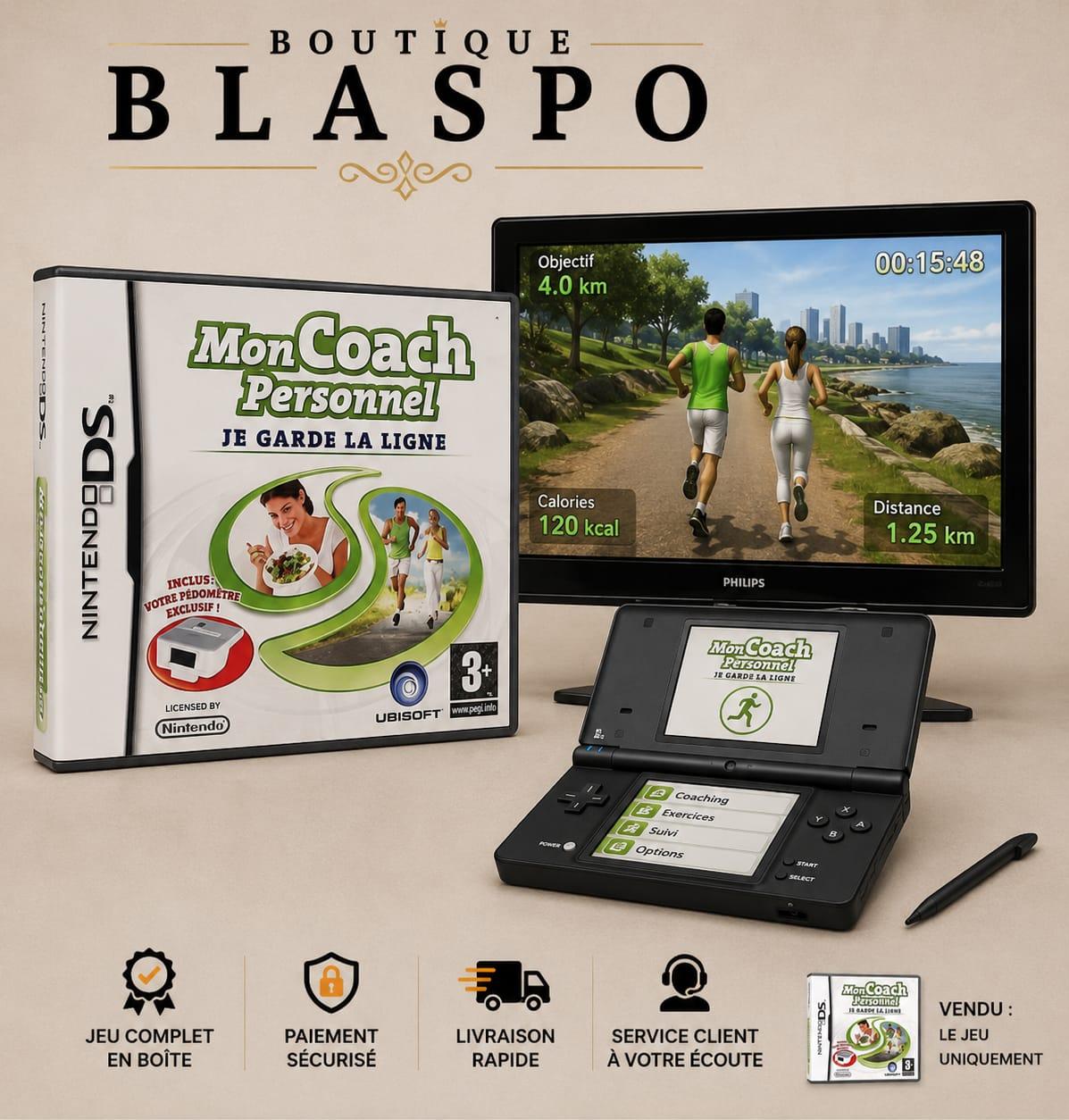 Mon Coach Personnel Je Garde la Ligne Nintendo DS Jeu Complet Version Française Ubisoft