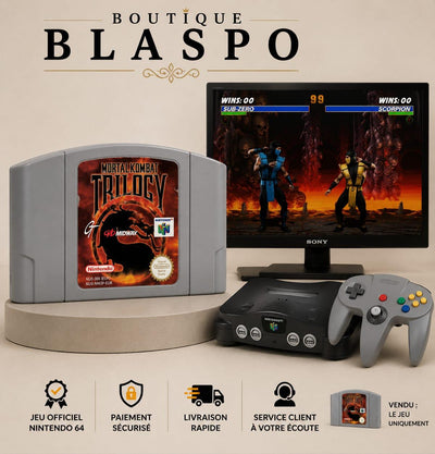 Mortal Kombat Trilogy – Juego de Nintendo 64 – Solo cartucho – Sin caja – Versión PAL Europa