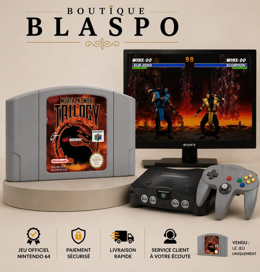 Mortal Kombat Trilogy – Jeu Nintendo 64 – Cartouche seule – Sans boîte – Version PAL Europe