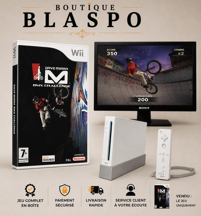 Dave Mirra BMX Challenge Wii Sports Game BMX Racing Stunts 505 Games PAL