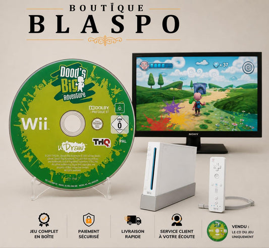 Dood’s Big Adventure – Jeu Wii – CD seul – Sans boîtier – Version PAL