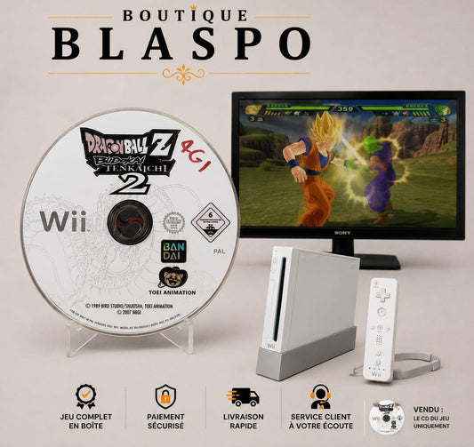 Dragon Ball Z Budokai Tenkaichi 2 – Jeu Nintendo Wii – PAL