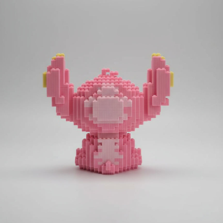 Figurine blocs de construction 21 cm – Modèle mignon à assembler – Jouet créatif décoratif – Compatible briques