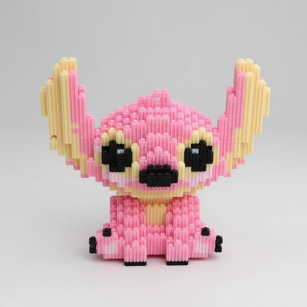 Figurine blocs de construction 21 cm – Modèle mignon à assembler – Jouet créatif décoratif – Compatible briques