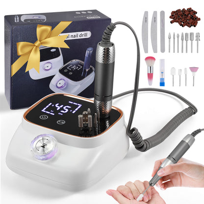 Perceuse à Ongles Électrique 50W 40 000 tr/min – Ponceuse Manucure Professionnelle Portable
