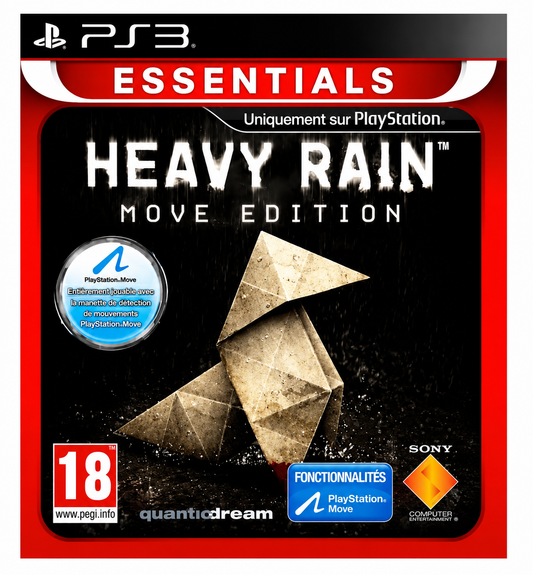 Heavy Rain Move Edition PS3 – Thriller Psychologique Aventure – Compatible PlayStation Move – PEGI 18