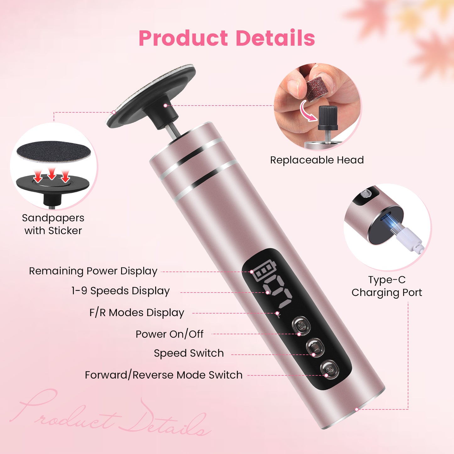 Râpe Électrique Pieds 2 en 1 Rechargeable – Éliminateur Callosités et Peaux Mortes
