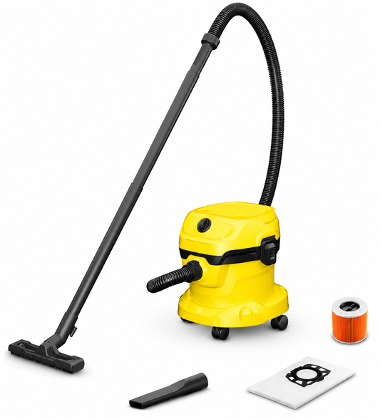 Aspirateur Eau et Poussière 1000W 12L – Filtre Cartouche, Multifonction Maison, Garage & Atelier