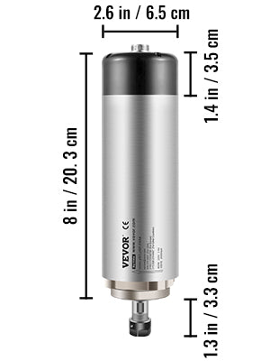Moteur de Broche CNC 0.8KW – Broche Refroidie à Air 24000 tr/min, Haute Précision pour Machine CNC, Gravure et Usinage