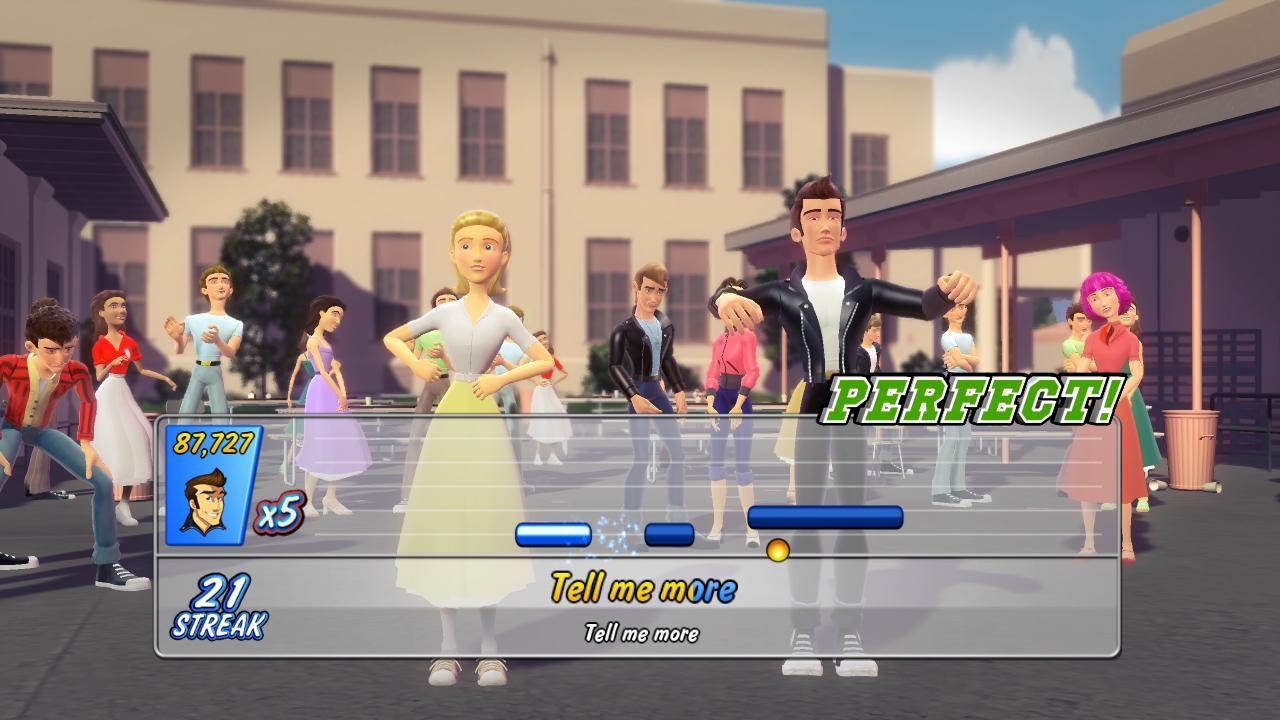 Grease Le Jeu Vidéo Officiel Wii – Jeu de Danse et Chant Musical – Compatible Wii Balance Board – Version Française PAL – Nintendo Wii