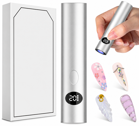 Lampe UV LED Rechargeable USB – Mini Séchoir Portable Écran LED & Minuteries – Gel & Semi-Permanent