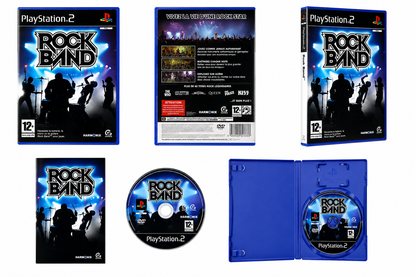 Rock Band – Jeu PS2 | Jeu Musical Rock | Compatible Guitare, Batterie & Micro | PAL