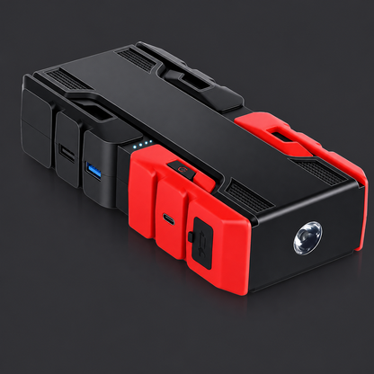 Booster Batterie Voiture 12V 3000A/4000A – Démarreur Portable Rechargeable USB-C & LED – Auto, Moto & SUV