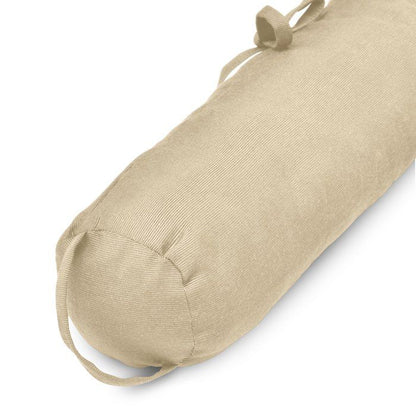 Détail du tissu et des attaches du boudin Beautissu Viento crème