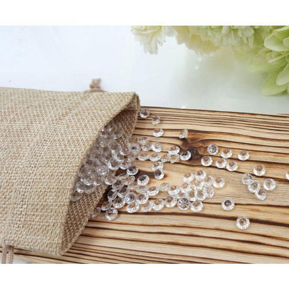 Sacs cadeaux en jute à cordon – Lot de 20 — vue complémentaire 1